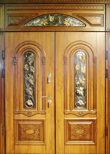 Дверь из массива лиственницы №17