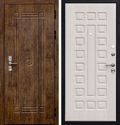 Утепленная входная дверь в частный деревянный дом №97