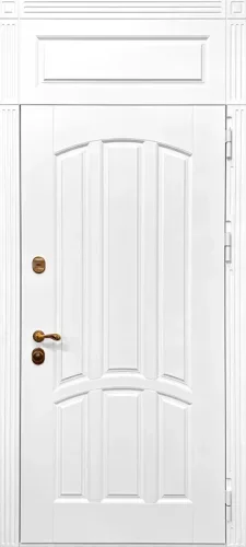 Входная дверь с верхней фрамугой №53