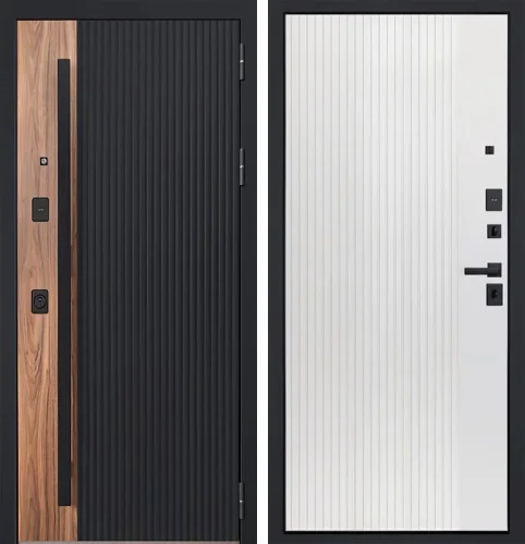 Входная дверь для дома из дерева премиум класса №11