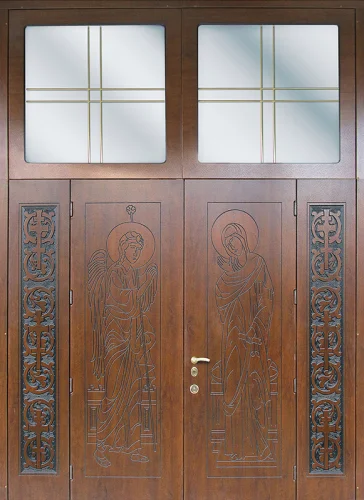 Высокая входная дверь парадная №42