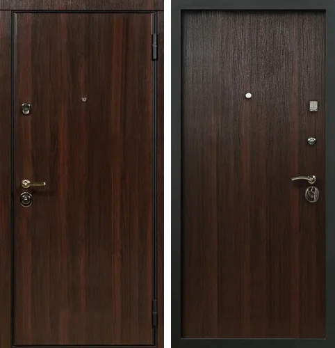 Дверь входная металлическая ламинированная №1