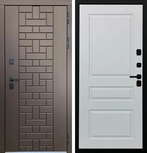 Металлическая дверь с терморазрывом для частного дома №89
