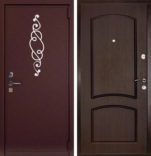 Теплая дверь для дома №11