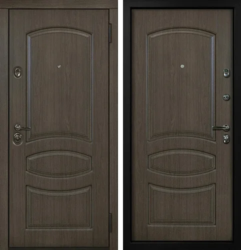 Межкомнатная дверь из металла 2000 мм №47