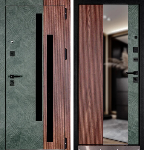 Металлическая дверь с тепло- и шумоизоляцией №138