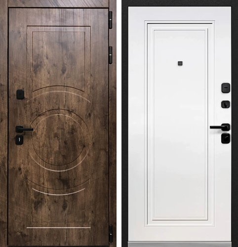 Входная дверь с терморазрывом для загородного дома №46
