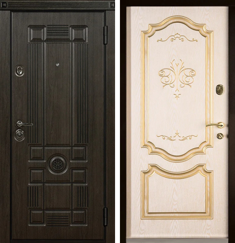 Дверь в деревянный дом с терморазрывом №38