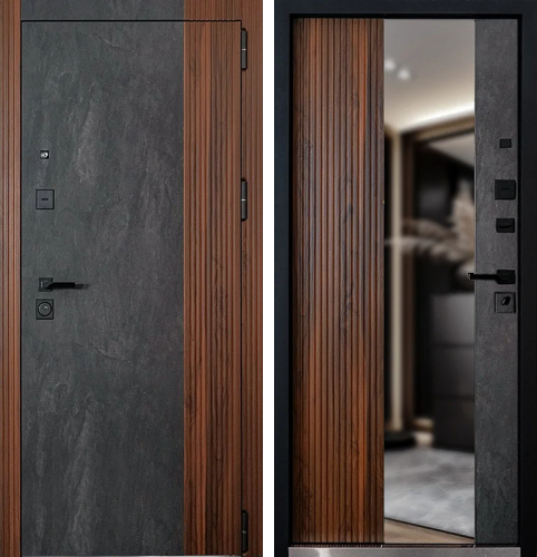 Входная морозоустойчивая дверь с тремя контурами уплотнения №135