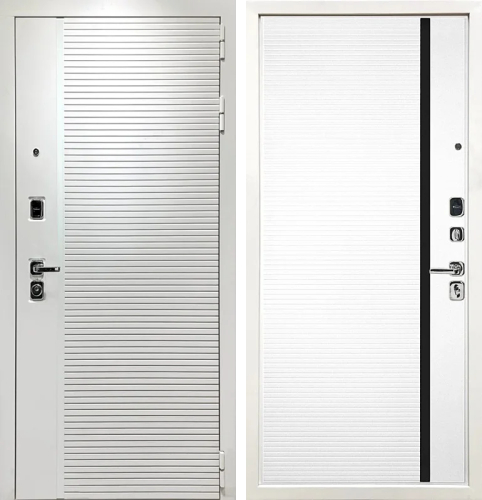 Дверь с терморазрывом белая снаружи №116