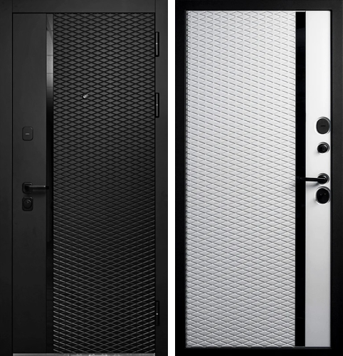 Морозостойкая дверь с терморазрывом (3 контура) №47