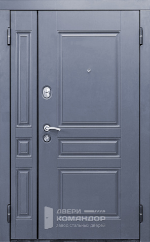 Дверь металлическая распашная двухстворчатая №30 - наружная сторона