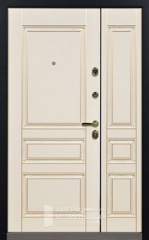 Дверь металлическая двухстворчатая МДФ №13 - внутренняя сторона