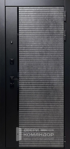 Входная дверь с терморазрывом с зеркалом №83 - наружная сторона