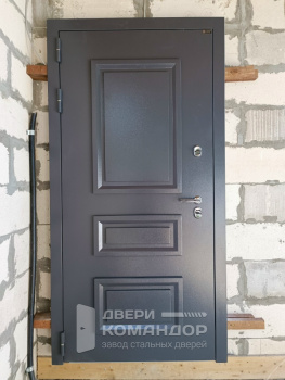 Входная дверь Atlantic  белый софт зеркало панорама Лабиринт