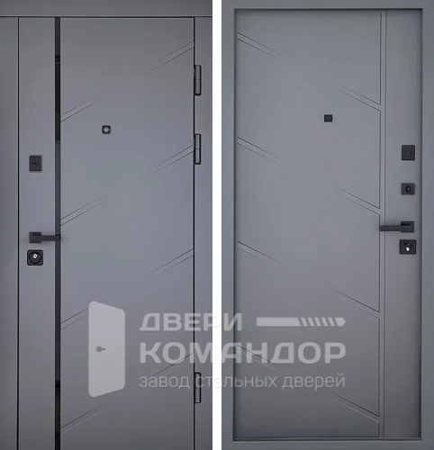 Серая дверь с хорошей шумоизоляцией №128