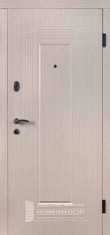 Белый ясень входная дверь №50 - наружная сторона