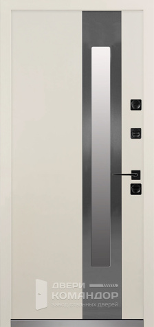 Дверь входная металлическая со стеклопакетом №4 - внутренняя сторона