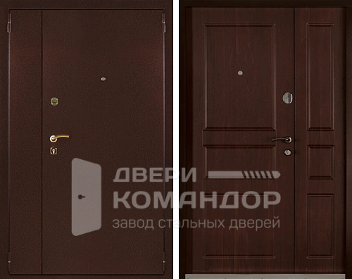 Дверь металлическая полуторная №2