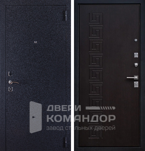 Дверь входная металлическая графит №15